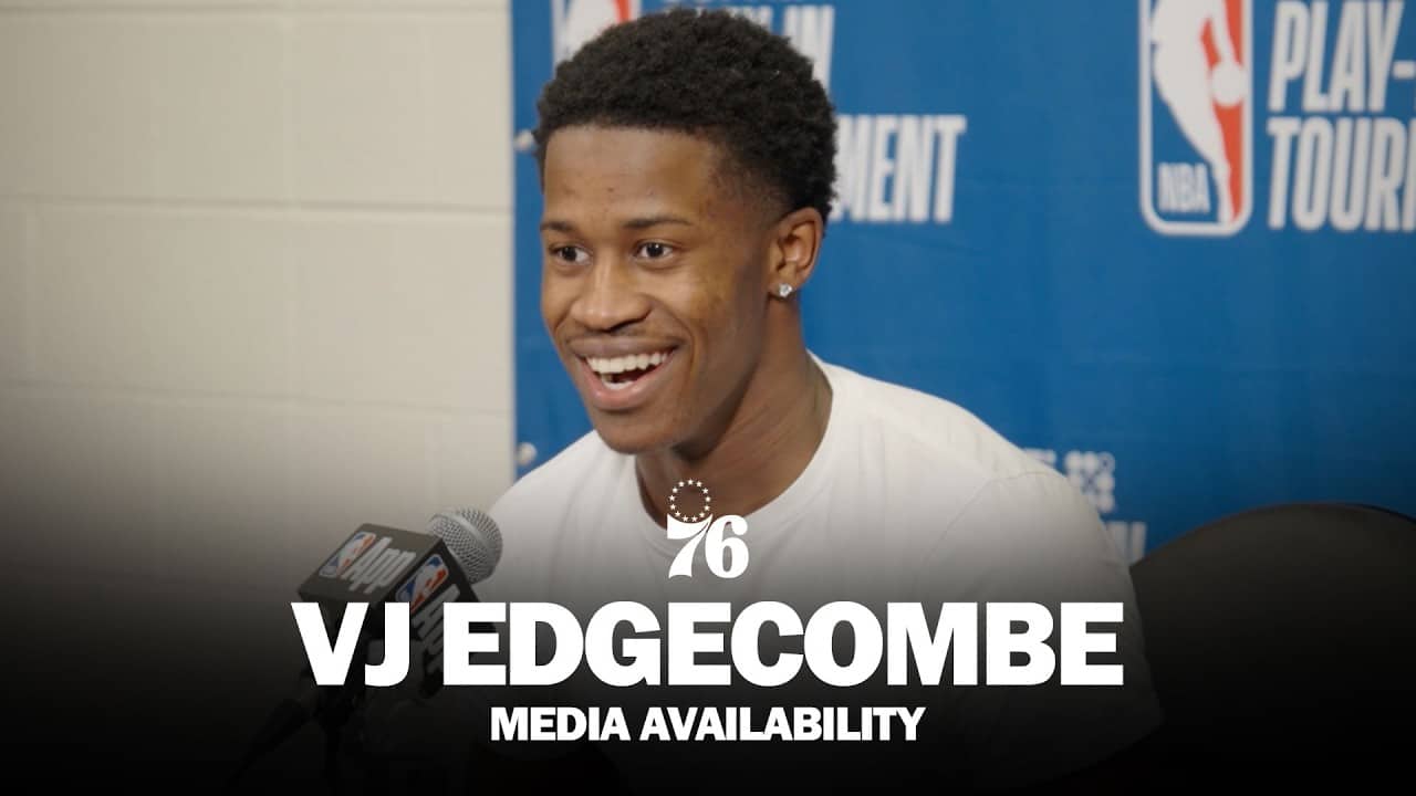 Philadelphia 76ers Postgame Media Availability 🎙️ | VJ Edgecombe | 04.15.26