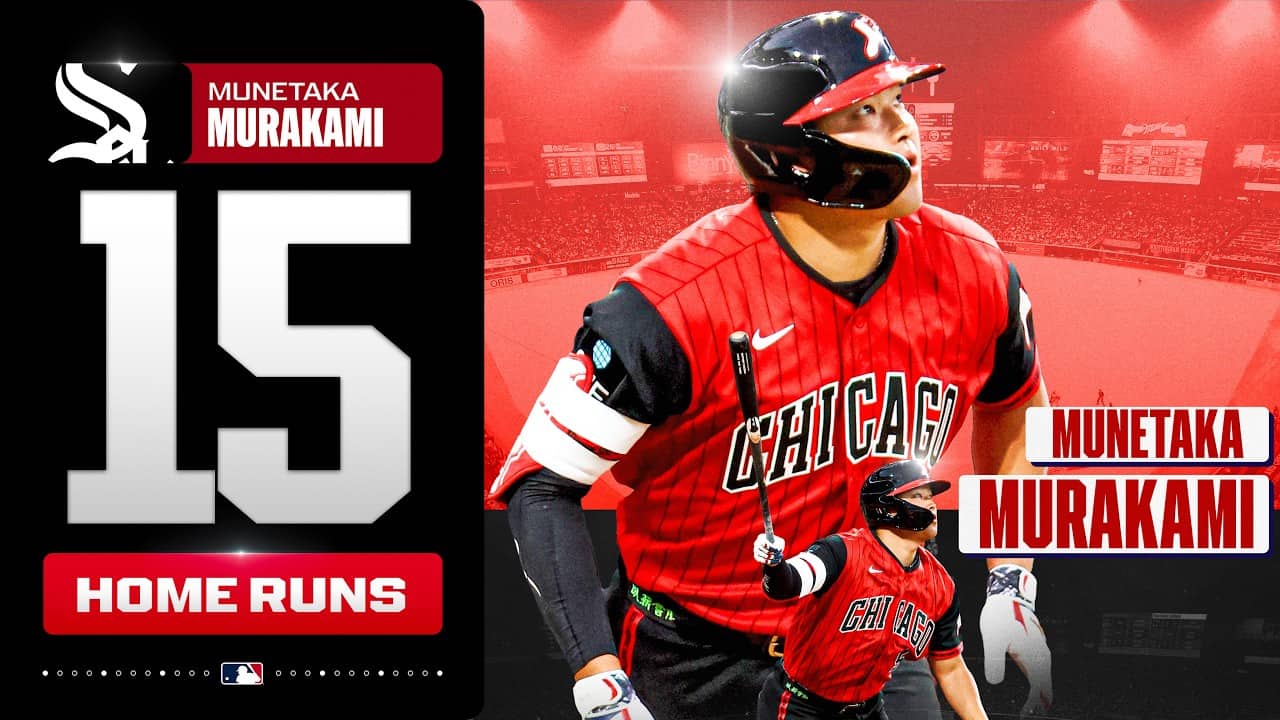 ANOTHER home run for the Southside Samurai! 🇯🇵 Munetaka Murakami crushes home run No. 15! 🔥