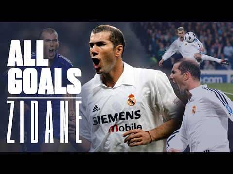 ALL of ZIDANE'S GOALS for Real Madrid | PURE ELEGANCE