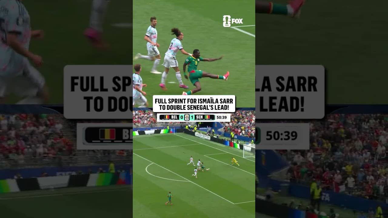 Follow Ismaïla Sarr on his stunner for Senegal