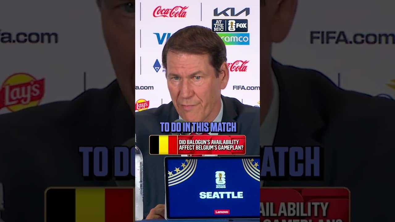 Rudi Garcia's response to Belgium's preparation ahead of Balogun's availability
