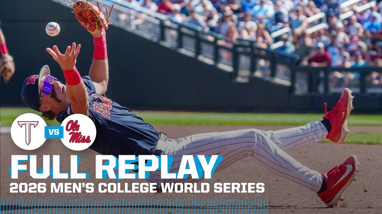 Troy vs. Ole Miss baseball: 2026 Men's College World Series | FULL REPLAY