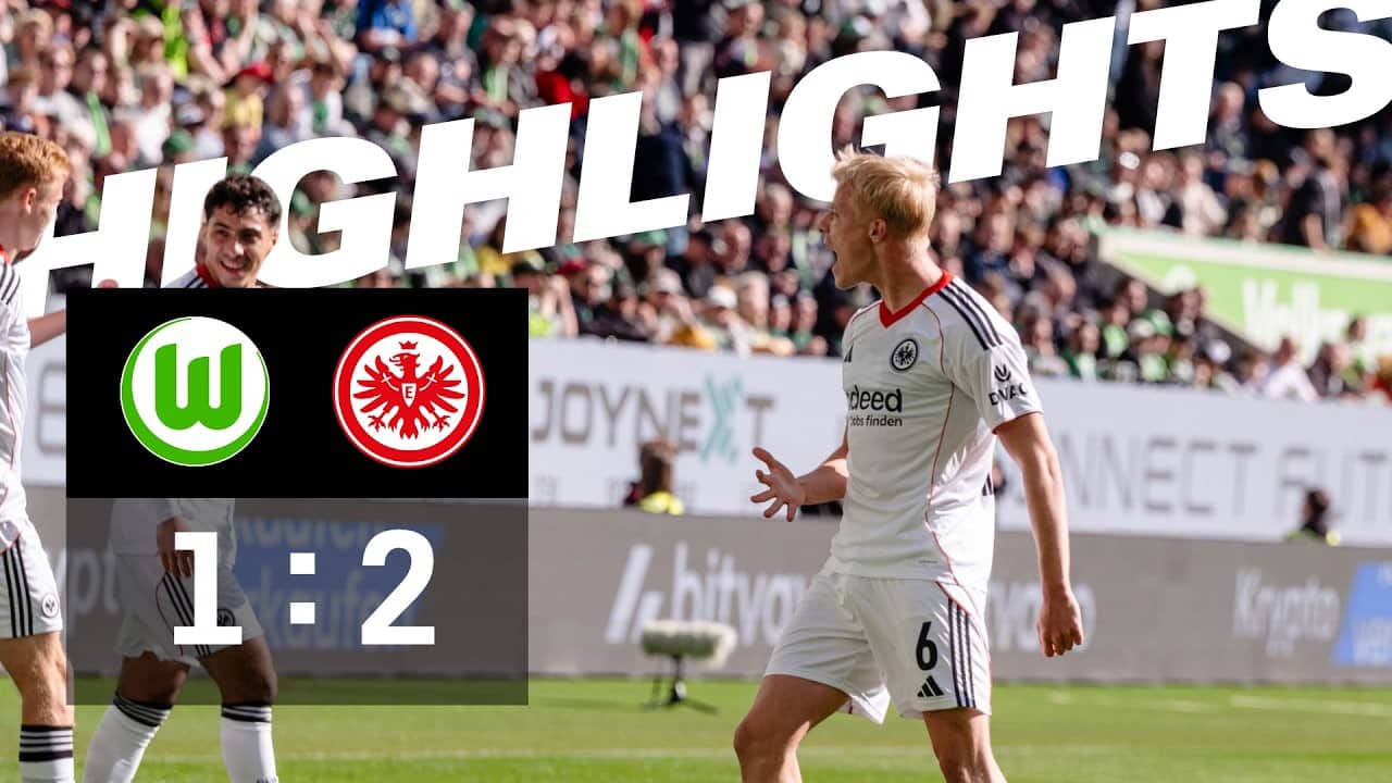 Hammertor von Højlund I Highlights VfL Wolfsburg - Eintracht Frankfurt