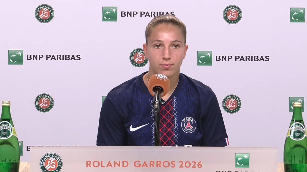 Roland-Garros 2026 - Diane Parry After Anisimova Upset: “I Believed All Match”