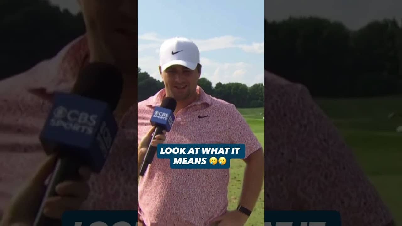 WE’RE NOT CRYING, YOU ARE. Chris Gotterup hitting us in the feels.