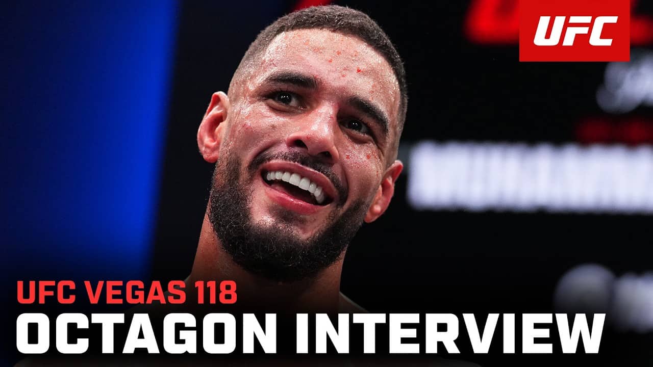 Gabriel Bonfim Octagon Interview | UFC Vegas 118