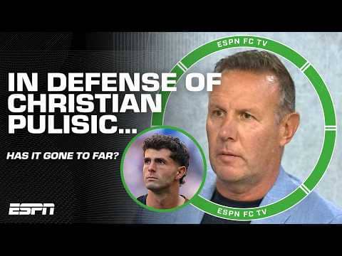 Has Christian Pulisic criticism GONE TOO FAR!? 😬 'This feels PERSONAL!' - Craig Burley | ESPN FC
