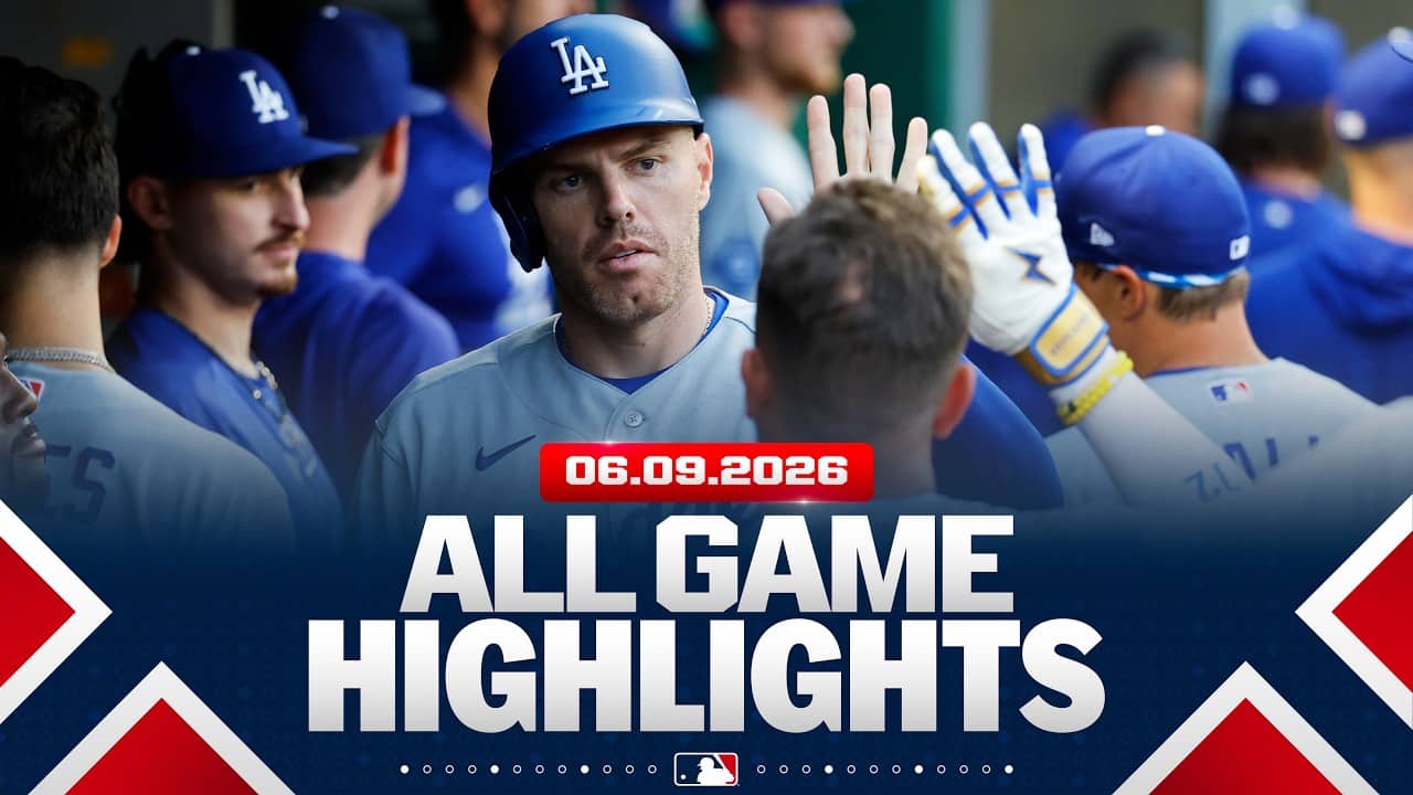 Highlights from ALL GAMES on 6/9 (Dodgers put up 10-run inning, Spencer Jones' 1st HR and MORE!)