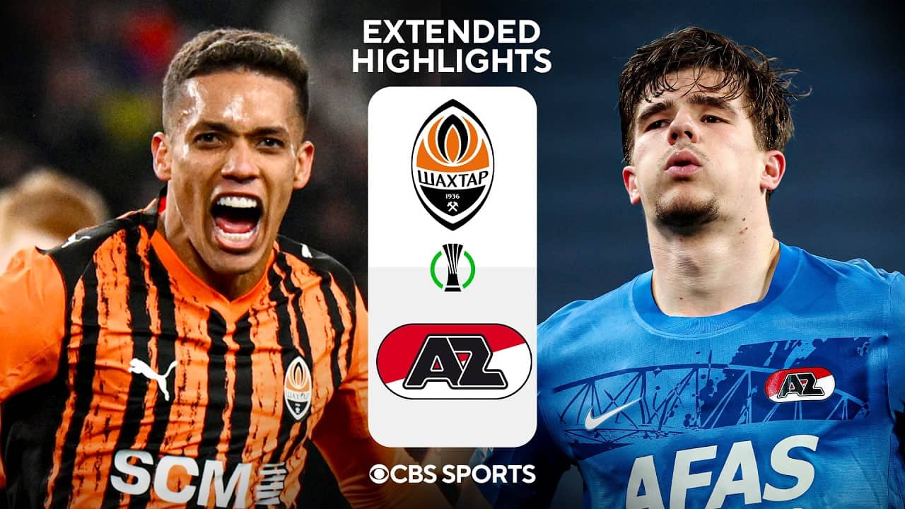 Shakhtar Donetsk vs. AZ Alkmaar: Extended Highlights | UECL Quarterfinals Leg 1 | CBS Sports Golazo