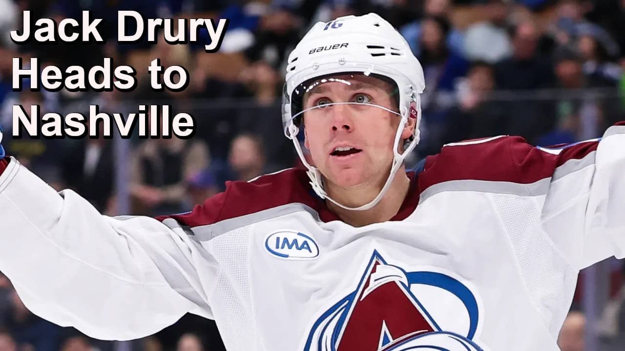 Avs Trade Drury, Bradley and a Pick to Preds for Svechkov and L'Heureux
