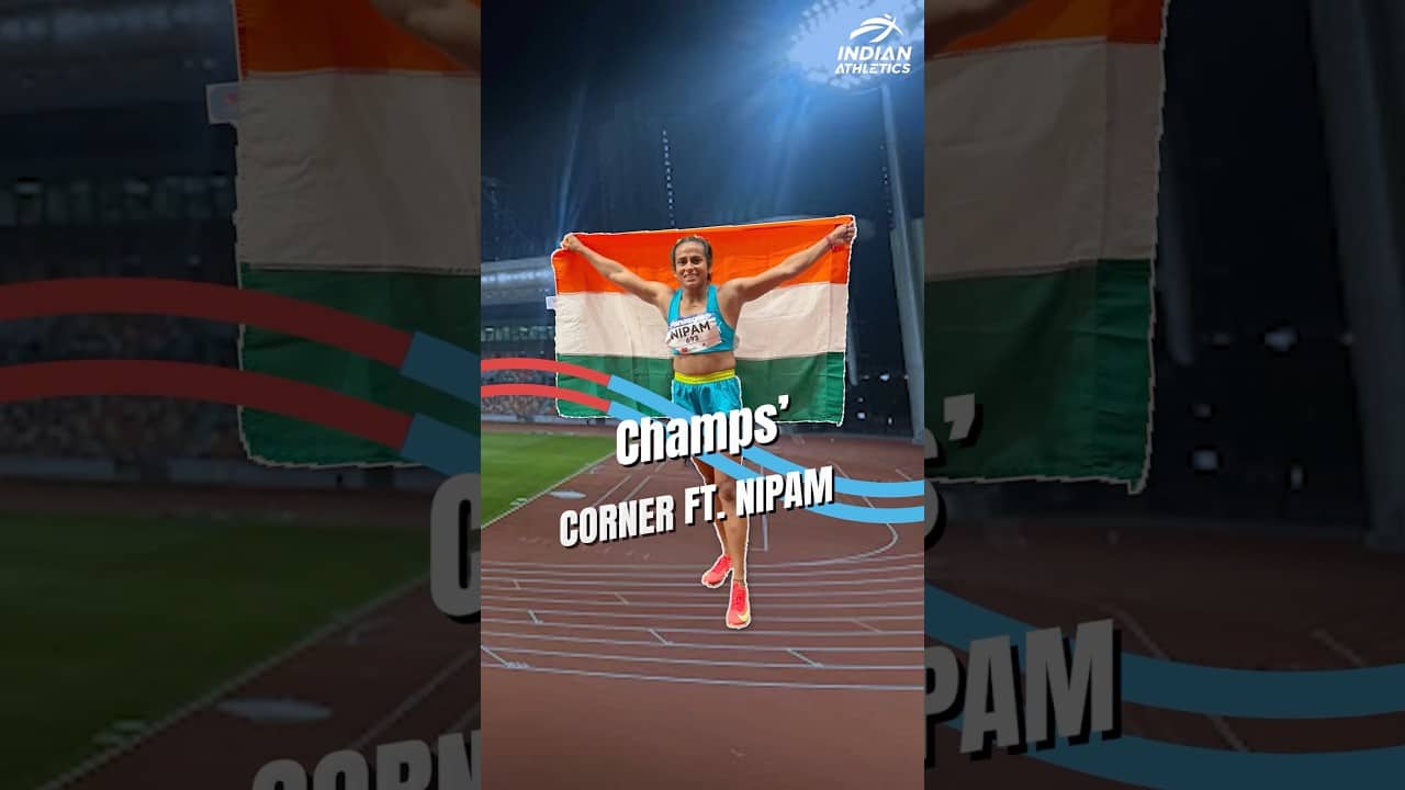 Relay Gold, 100m Bronze, Nipam opens up in #ChampsCorner 🎙️ | #AFI #Shorts