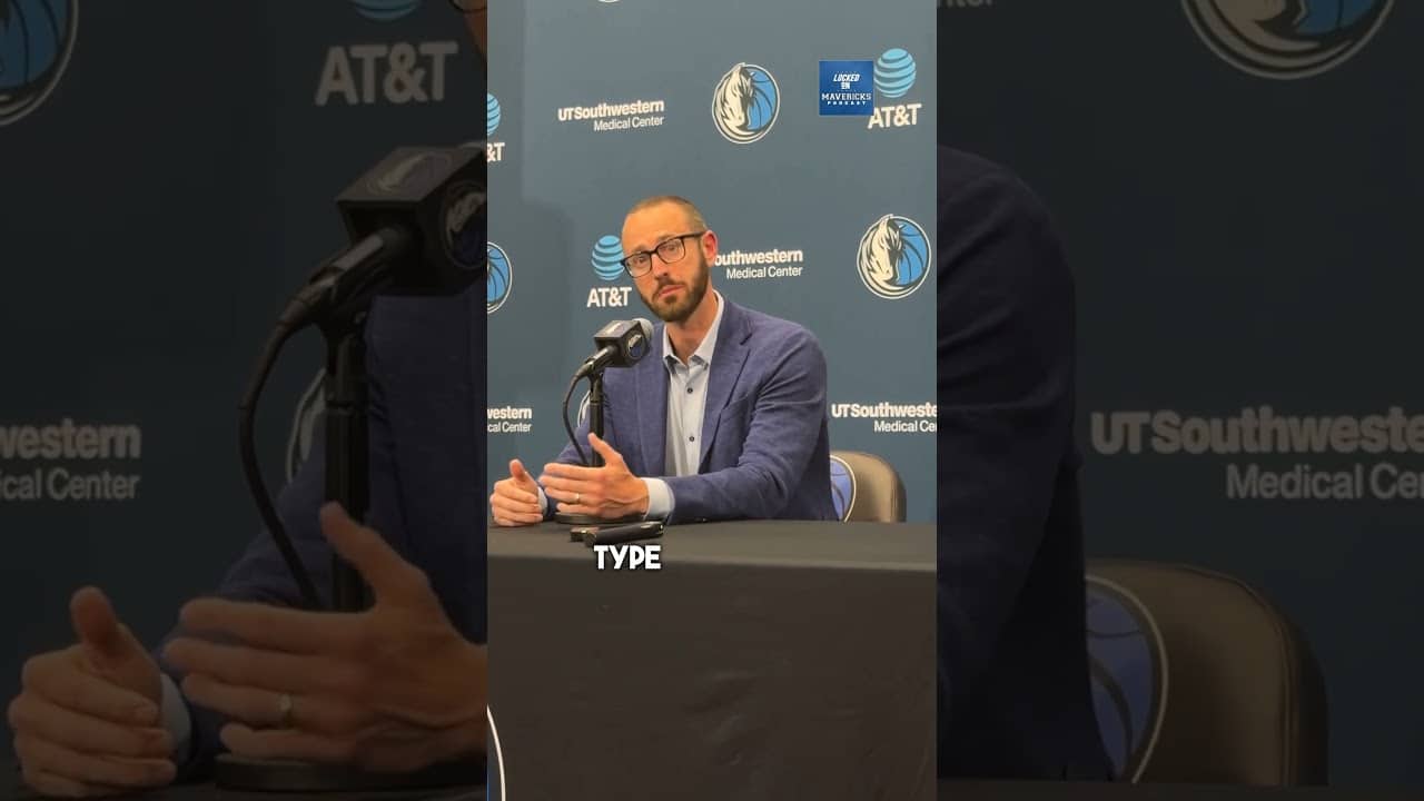 Dallas Mavericks GM Mike Schmitz says he's not going to put a ceiling on Morez Johnson Jr.