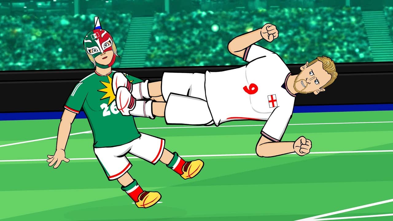 MEXICO 2-3 ENGLAND🔥 (World Cup 2026 Highlights Goals Red Card)