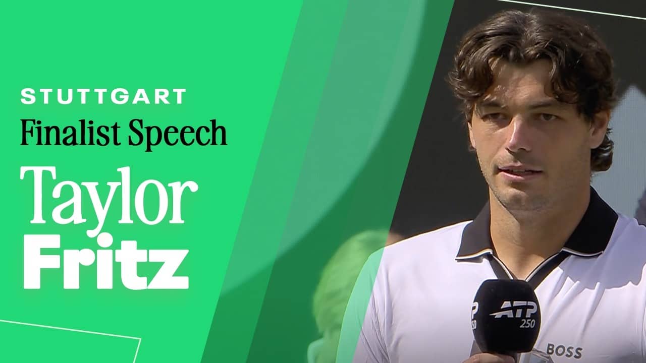 Taylor Fritz Finalist Speech | 2026 Stuttgart