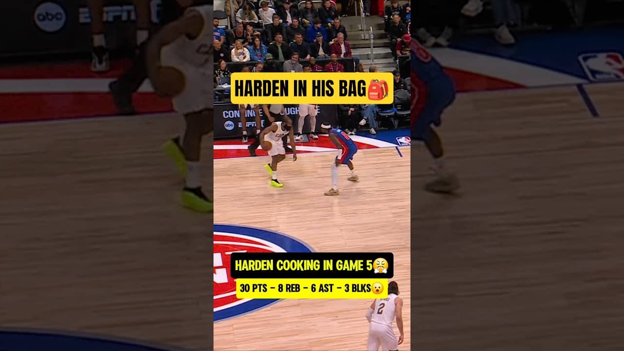 James Harden dropped 30 on Pistons😤