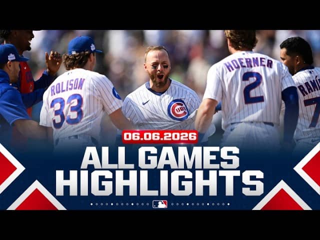 Highlights from ALL GAMES on 6/6 (Dodgers' NINE-RUN 1st, PCA's TWO-HOMER GAME and MORE!)