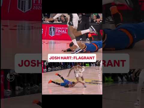 Josh Hart was given a Flagrant 1 foul for tripping Devin Vassell 👀