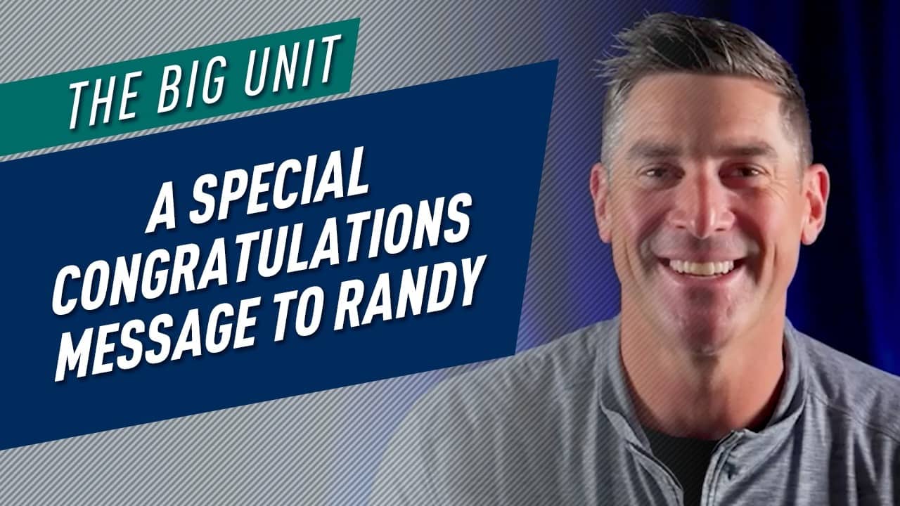 Mariners Legends, Hall of Famers and Rock Icons Congratulate Randy Johnson