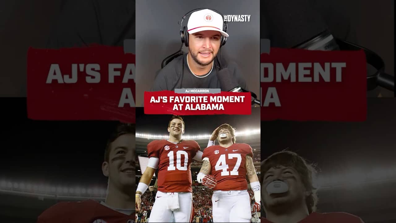 AJ's Favorite Moment at Alabama