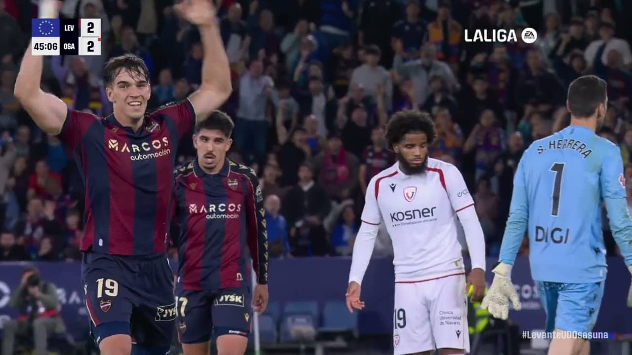 HIGHLIGHTS | Levante UD 3-2 Osasuna