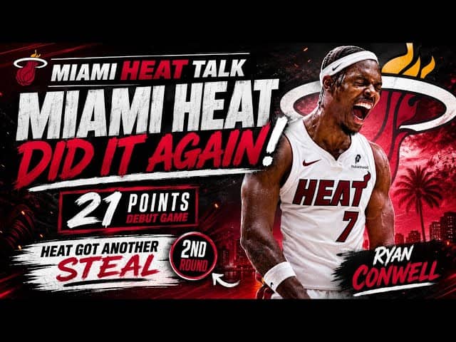 RYAN CONWELL JUST SHOCKED THE NBA! 😱 Did The Miami Heat Find ANOTHER STEAL?!