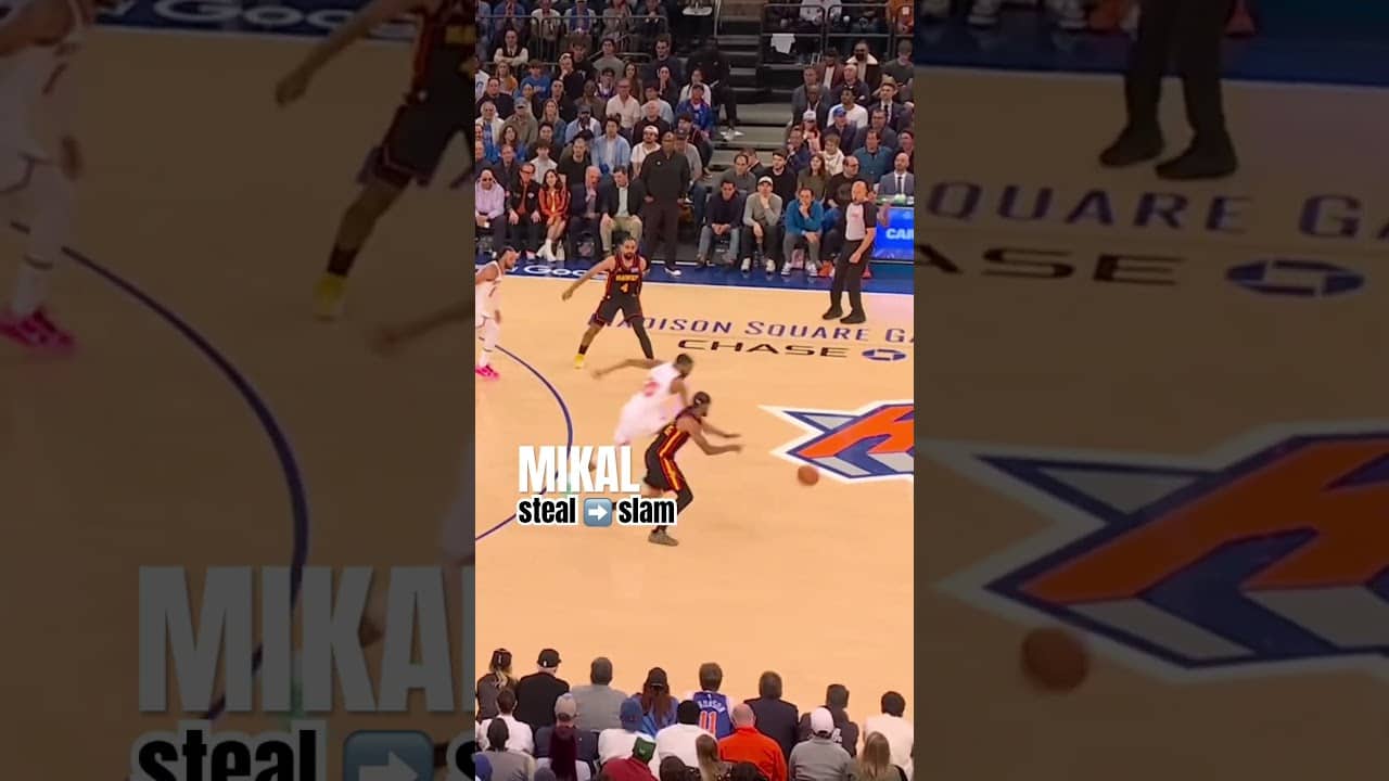 MIKAL OMG #nba #nyknicks #mikalbridges