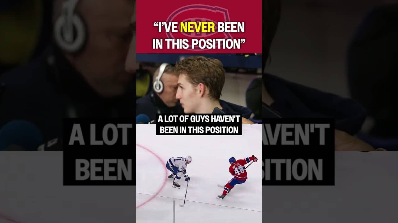 HUTSON: "NEVER been in this position" 😳