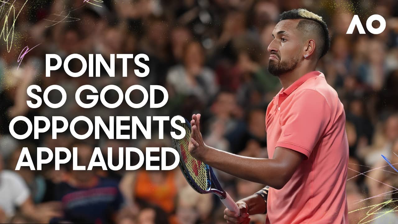 Points So Good The Opponent Applauded | Australian Open
