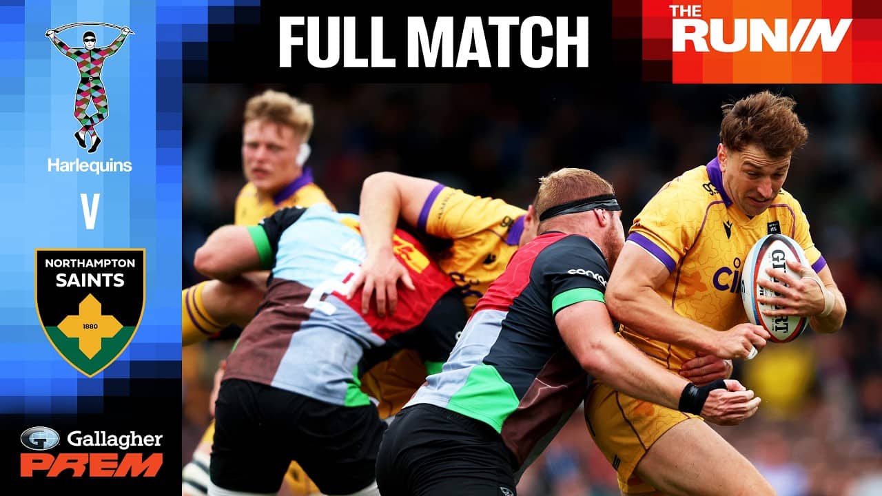 FULL MATCH: Harlequins v Northampton Saints | Gallagher PREM Rugby 25/26 | R18