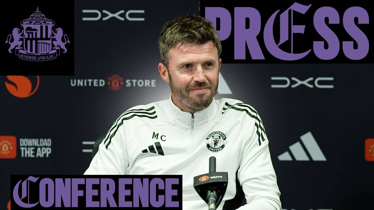 Michael Carrick Pre-Sunderland | Press Conference 🎙️
