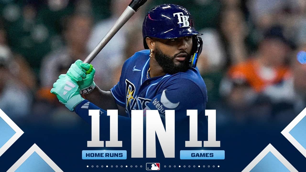 THIS IS UNREAL! 🤯 Junior Caminero's 11th home run in his last 11 games! 😮‍💨 | MLB Highlights