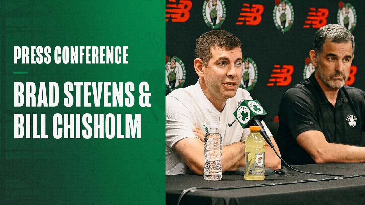 Brad Stevens & Bill Chisholm discuss Jaylen Brown trade