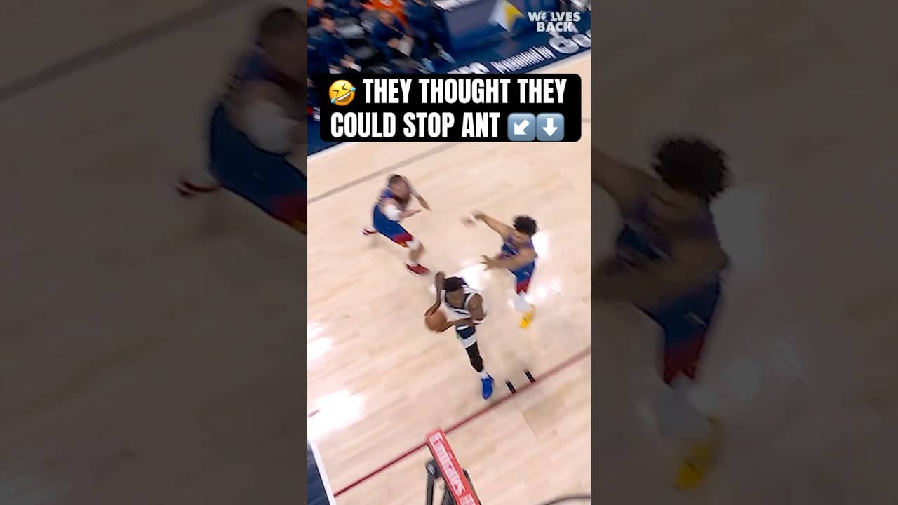 chat, does it sound like Ant is getting cheers in Denver? 😏