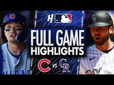 Chicago Cubs vs Colorado Rockies - FULL GAME HIGHLIGHTS 🔥 June 11, 2026 MLB Season