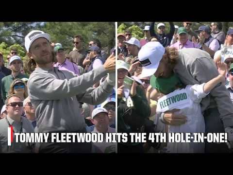 TOMMY FLEETWOOD HITS THE 4TH HOLE-IN-ONE OF THE DAY! 🚨 | The Masters