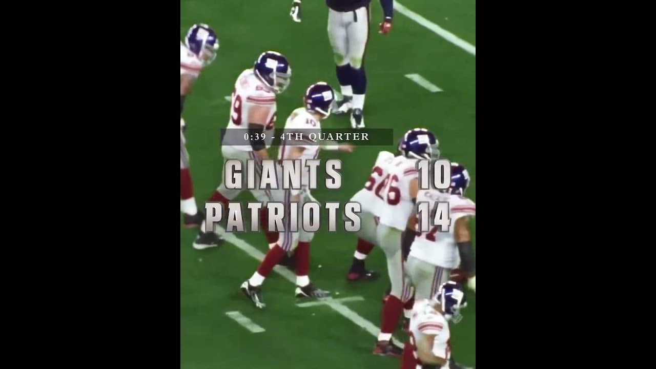 Plaxico Burress and the Giants STUNNED the undefeated Patriots in Super Bowl XLII 🏆