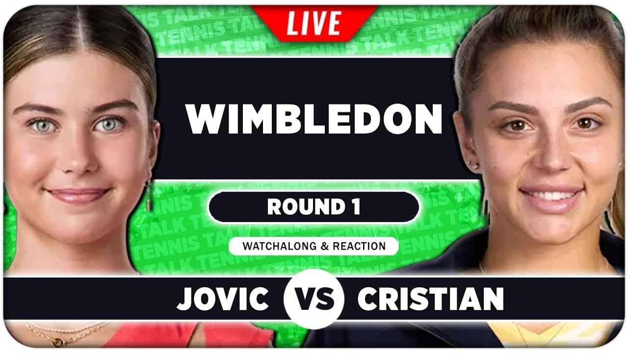 JOVIC vs CRISTIAN • Wimbledon 2026 • LIVE Tennis Watchalong