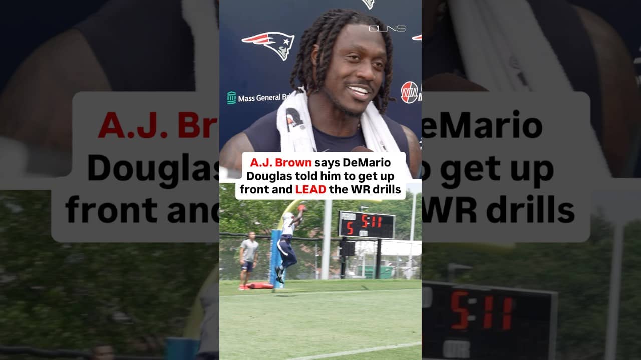 Pop Told A.J. Brown to LEAD Patriots in Drills 🔥