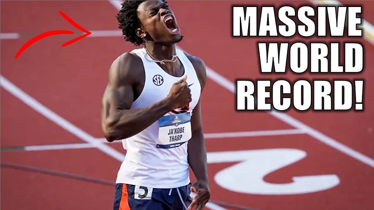 A HUGE WORLD RECORD!! || One Of The Craziest Races Ever - Ja'Kobe Tharpe Is Not Human