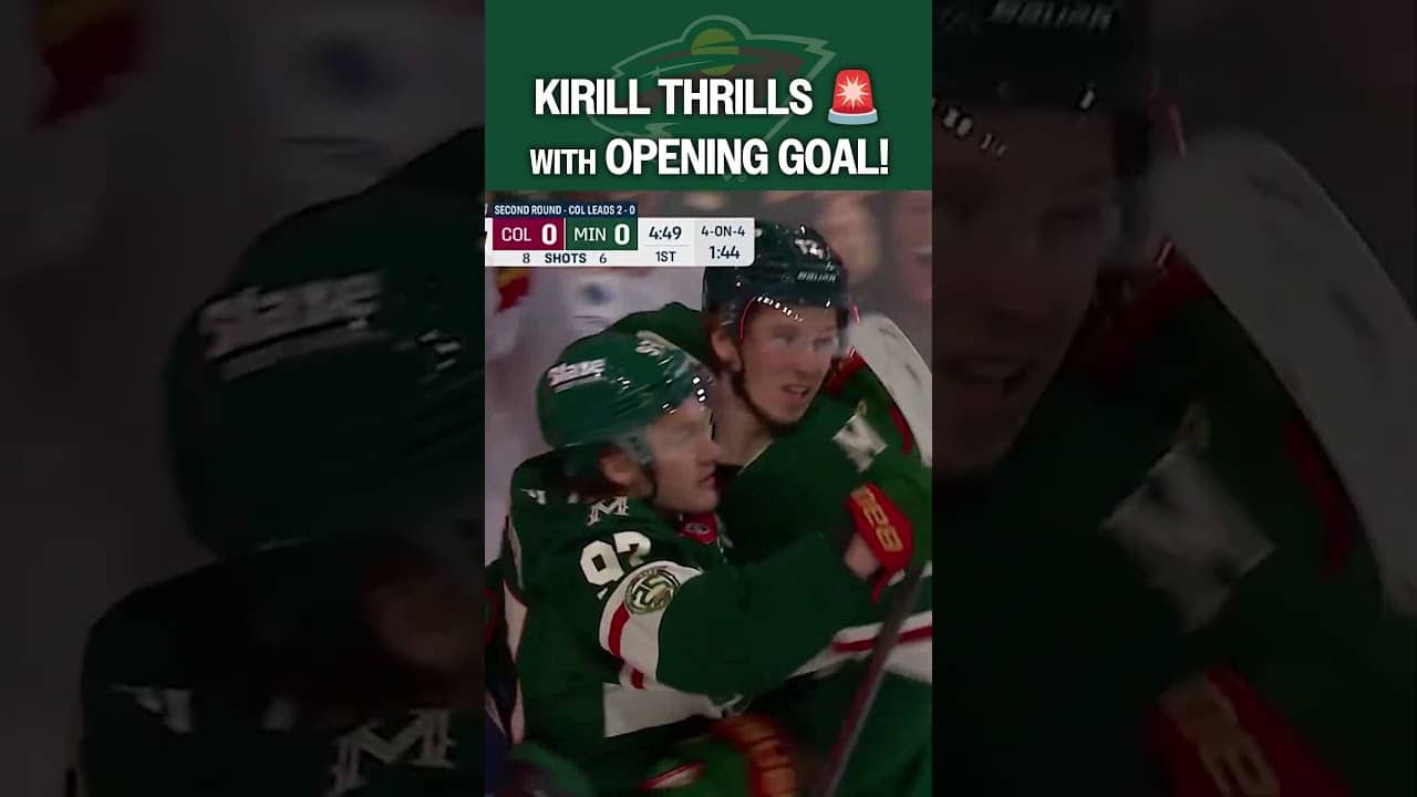 THRILLING goal kicks off GAME 3! 🔥