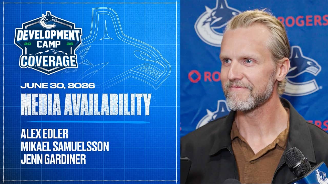 Alex Edler, Mikael Samuelsson & Jenn Gardiner Development Camp Media (Jun 30 2026)