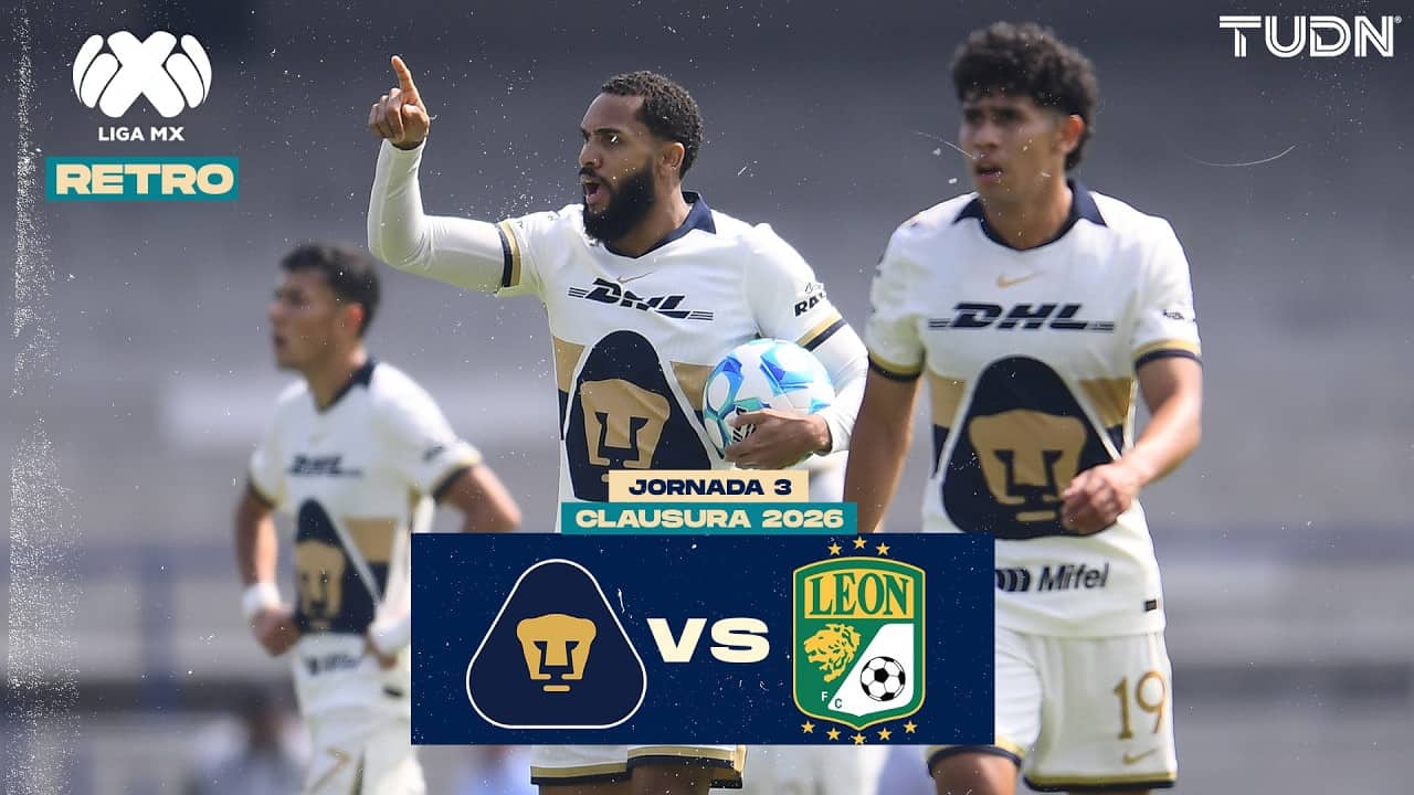 REVÍVELO: El juegazo Pumas vs León | ¡El primer gol de Juninho con Pumas en el CL2026! | TUDN