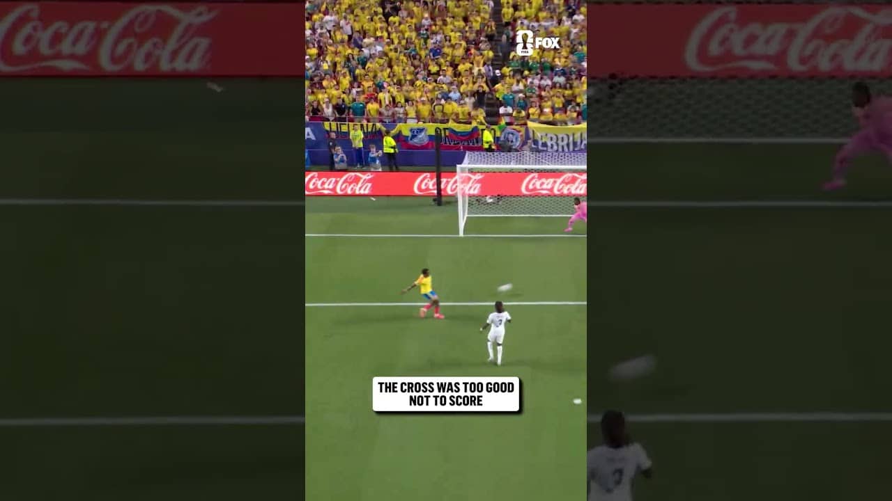 A beautiful goal from Colombia to take the lead over Ghana
