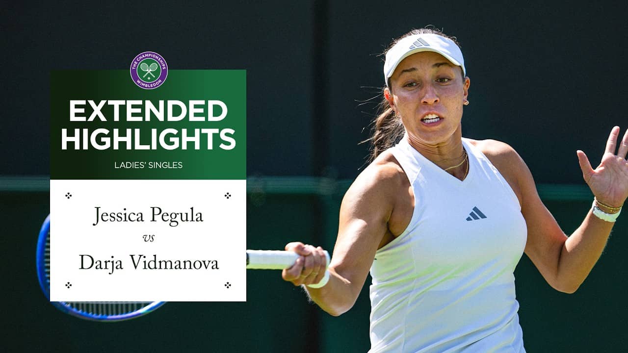 Pegula flying on day one! | Jessica Pegula vs Darja Vidmanova | Extended Highlights | Wimbledon 2026