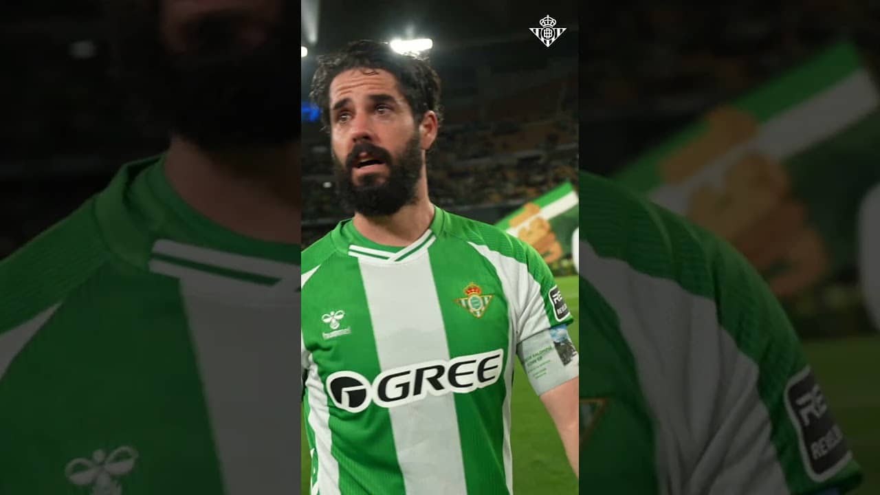 Ha ganado cinco Champions. Pero jugarla con el Betis no tiene precio 🎩⭐