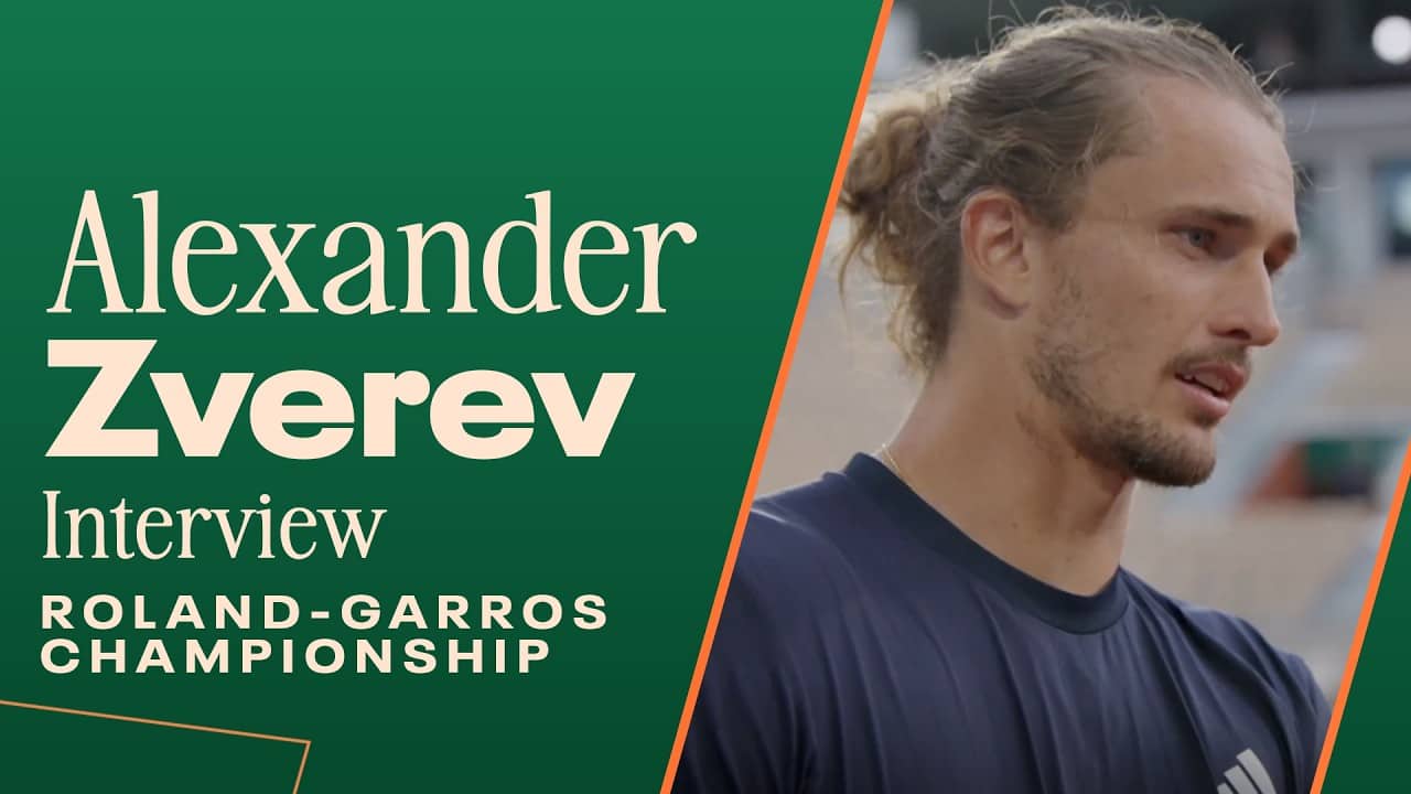 Alexander Zverev talks handling the pressure to win first major | 2026 Roland Garros