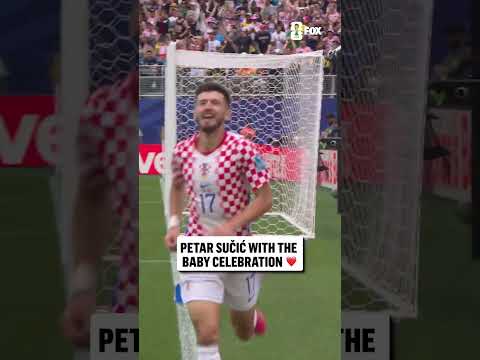 Petar Sučić with a wholesome celebration 👶