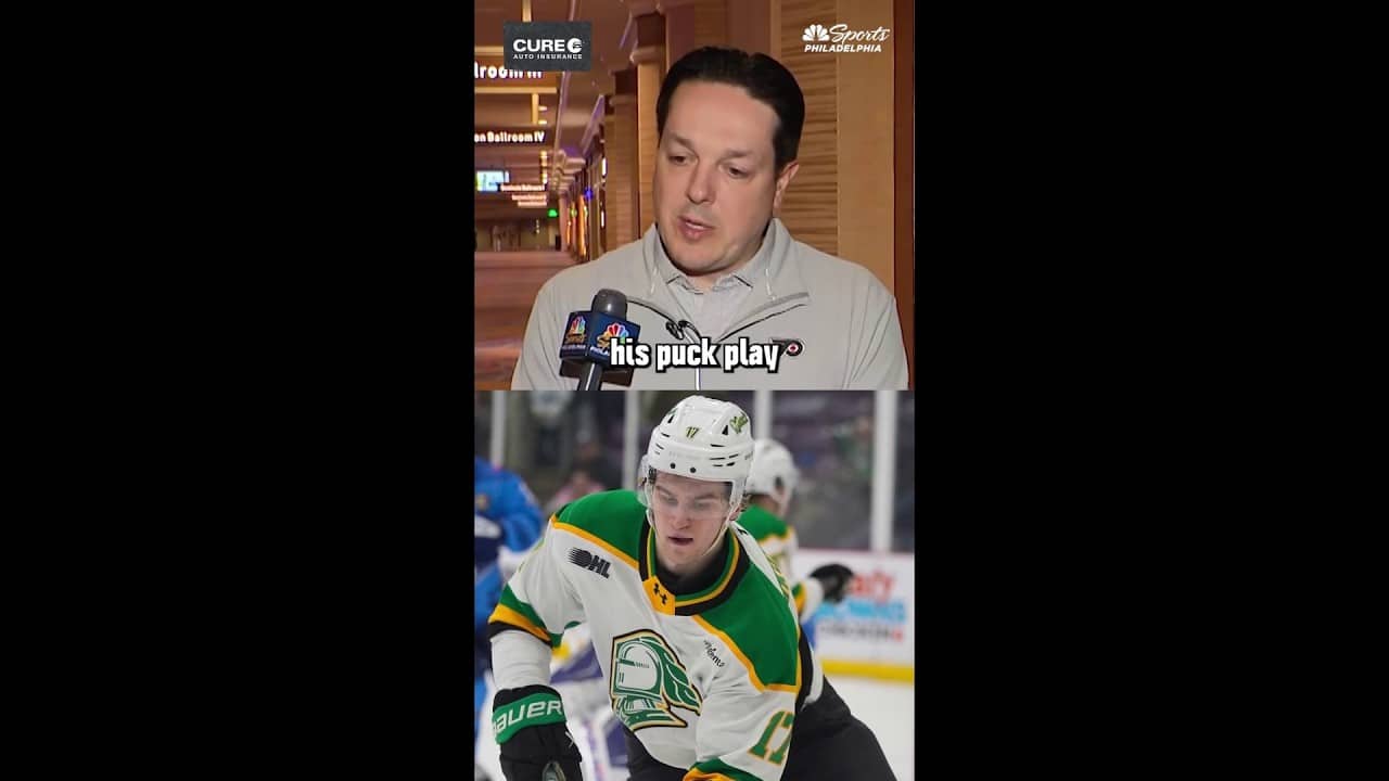 Danny Briere says the Flyers will be patient with Maksim Sokolovskii