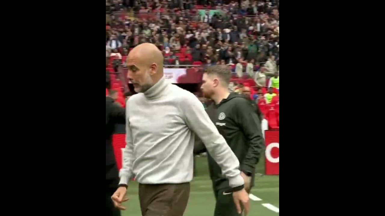 The moment Manchester City won the FA Cup 👏🏆