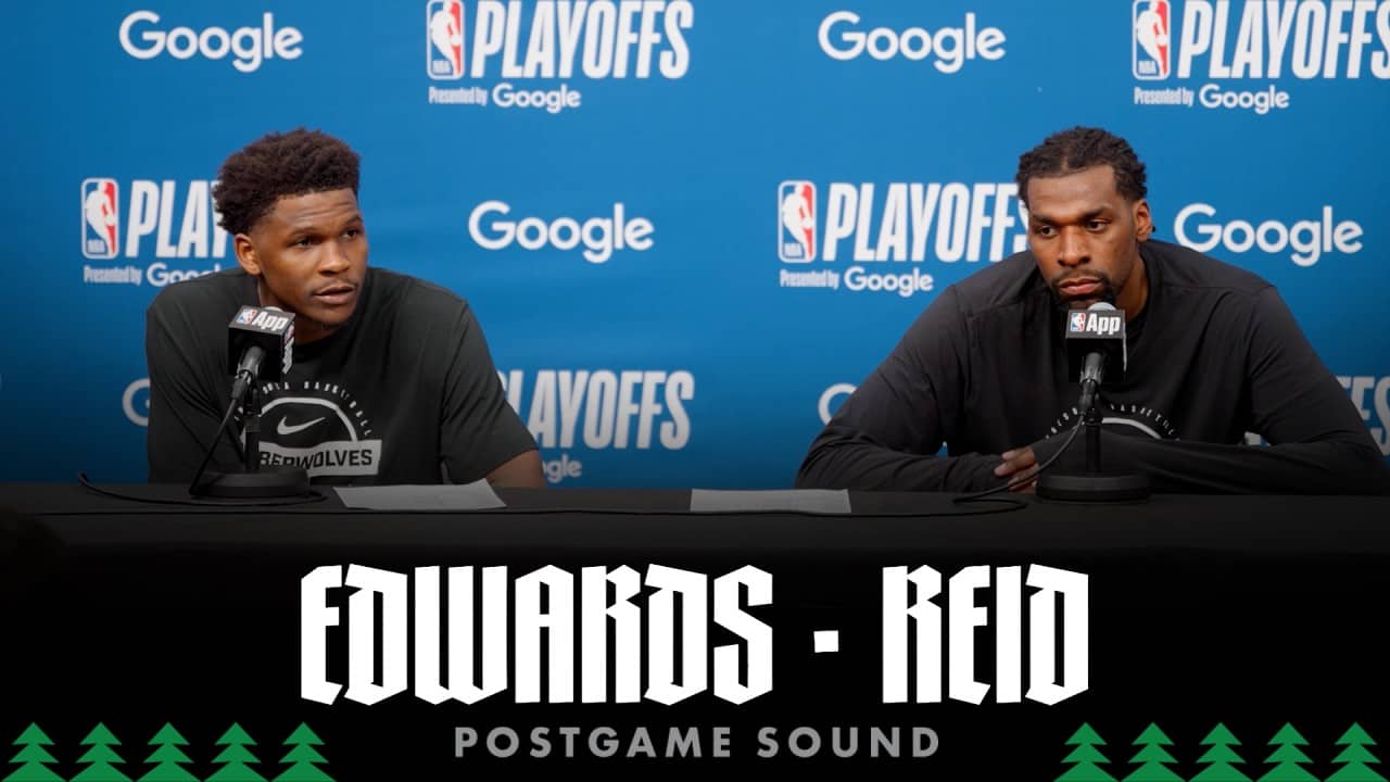 “If We Make Our Shots, We Win This Game” | Anthony Edwards & Naz Reid Postgame Sound | 05.08.26